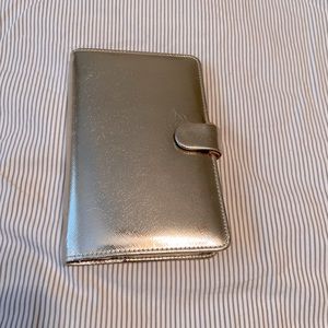 Filofax gold small portfolio